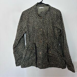 Maurices Leopard Print Utility Jacket